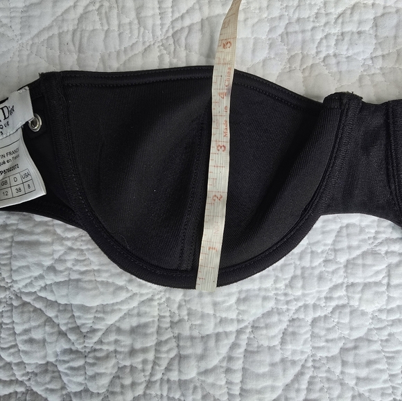 Christian Dior Strapless Front Buckle Bikini Top CD Clasp - Picture 13 of 14